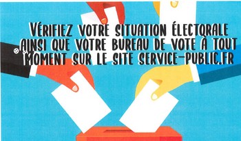 28.10.2026 Inscrivez-vous sur les listes électorales